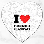 I love French breakfast  Jigsaw Puzzle (Heart)