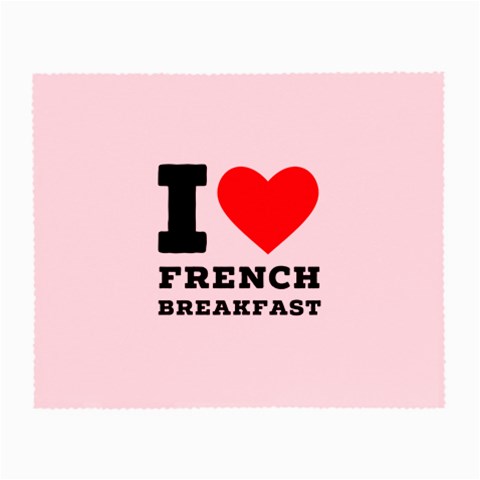 I love French breakfast  Small Glasses Cloth from ArtsNow.com Front