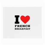 I love French breakfast  Small Glasses Cloth