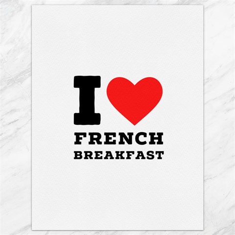 I love French breakfast  Canvas 36  x 48  from ArtsNow.com 35.26 x46.15  Canvas - 1