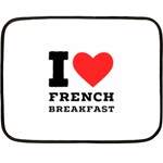 I love French breakfast  Fleece Blanket (Mini)