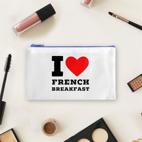 I love French breakfast  Cosmetic Bag (Small) from ArtsNow.com Front