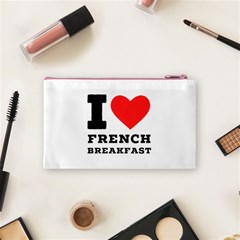 I love French breakfast  Cosmetic Bag (Small) from ArtsNow.com Back