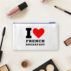 I love French breakfast  Cosmetic Bag (Small) from ArtsNow.com Back
