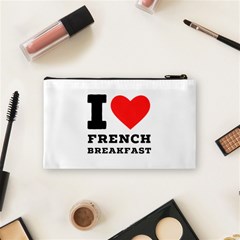 I love French breakfast  Cosmetic Bag (Small) from ArtsNow.com Back