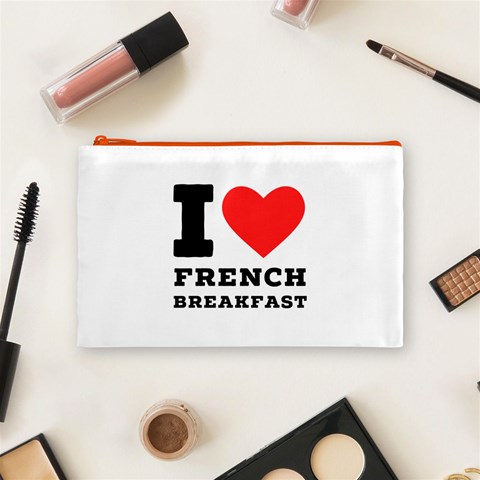 I love French breakfast  Cosmetic Bag (Medium) from ArtsNow.com Front