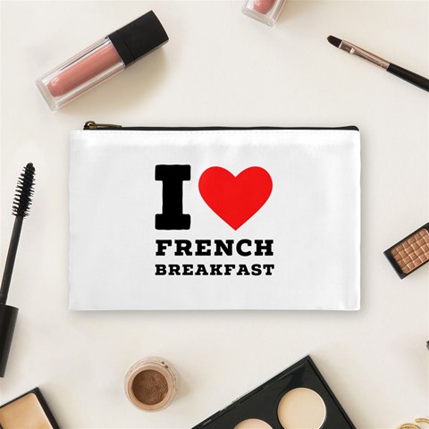I love French breakfast  Cosmetic Bag (Medium) from ArtsNow.com Front