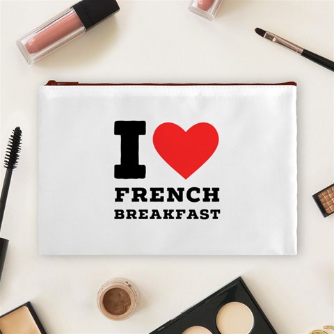 I love French breakfast  Cosmetic Bag (Large) from ArtsNow.com Front