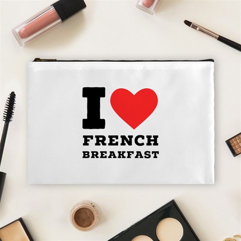 I love French breakfast  Cosmetic Bag (Large) from ArtsNow.com Front