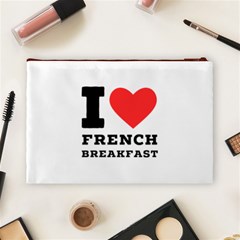I love French breakfast  Cosmetic Bag (Large) from ArtsNow.com Back