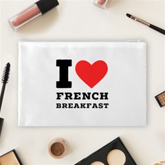 I love French breakfast  Cosmetic Bag (Large) from ArtsNow.com Back