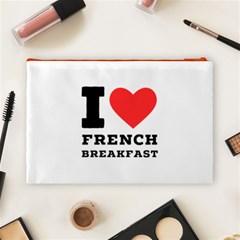 I love French breakfast  Cosmetic Bag (Large) from ArtsNow.com Back