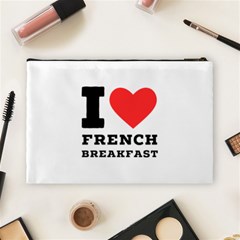 I love French breakfast  Cosmetic Bag (Large) from ArtsNow.com Back