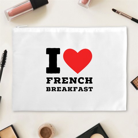 I love French breakfast  Cosmetic Bag (XL) from ArtsNow.com Front