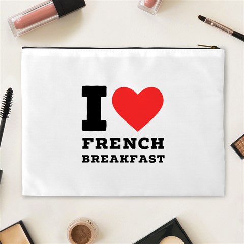 I love French breakfast  Cosmetic Bag (XL) from ArtsNow.com Back