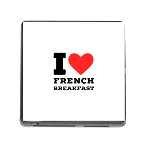 I love French breakfast  Memory Card Reader (Square 5 Slot) from ArtsNow.com Front
