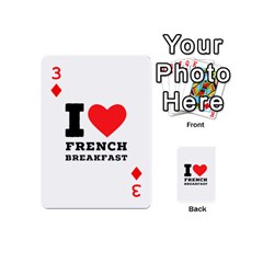 I love French breakfast  Playing Cards 54 Designs (Mini) from ArtsNow.com Front - Diamond3