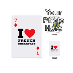 I love French breakfast  Playing Cards 54 Designs (Mini) from ArtsNow.com Front - Diamond7
