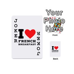 I love French breakfast  Playing Cards 54 Designs (Mini) from ArtsNow.com Front - Joker1