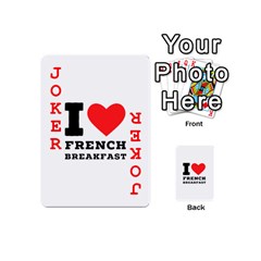 I love French breakfast  Playing Cards 54 Designs (Mini) from ArtsNow.com Front - Joker2