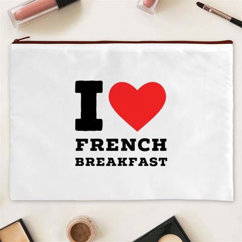 I love French breakfast  Cosmetic Bag (XXXL) from ArtsNow.com Front