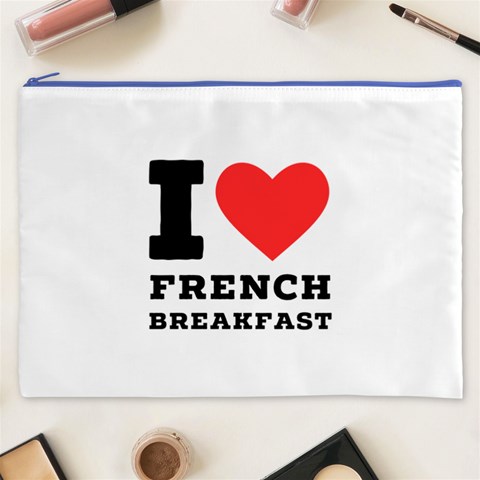 I love French breakfast  Cosmetic Bag (XXXL) from ArtsNow.com Front