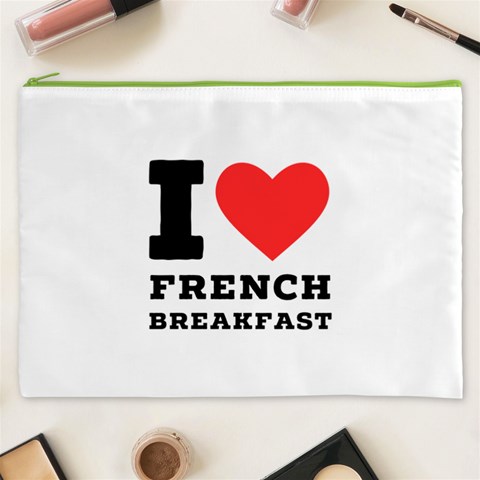 I love French breakfast  Cosmetic Bag (XXXL) from ArtsNow.com Front