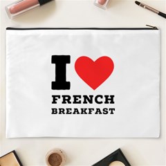 I love French breakfast  Cosmetic Bag (XXXL) from ArtsNow.com Back