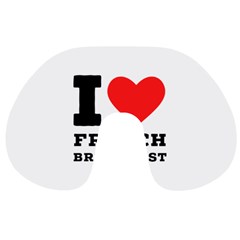 I love French breakfast  Travel Neck Pillow from ArtsNow.com Front