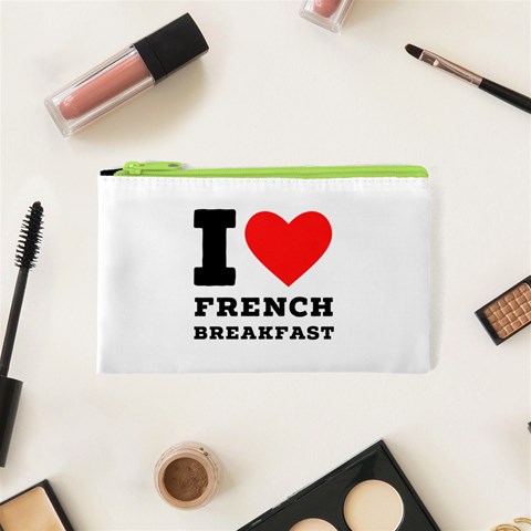 I love French breakfast  Cosmetic Bag (XS) from ArtsNow.com Front