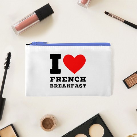 I love French breakfast  Cosmetic Bag (XS) from ArtsNow.com Front