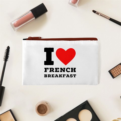 I love French breakfast  Cosmetic Bag (XS) from ArtsNow.com Front