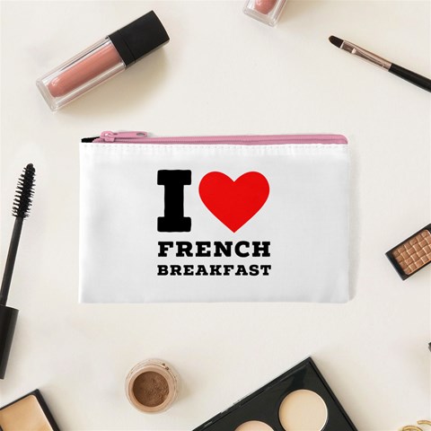 I love French breakfast  Cosmetic Bag (XS) from ArtsNow.com Front