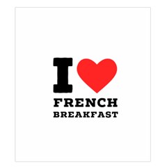 I love French breakfast  Duvet Cover Double Side (King Size) from ArtsNow.com Back