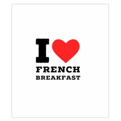I love French breakfast  Duvet Cover Double Side (California King Size) from ArtsNow.com Back