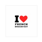 I love French breakfast  Square Satin Scarf (30  x 30 )