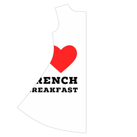 I love French breakfast  Short Sleeve V Back Left