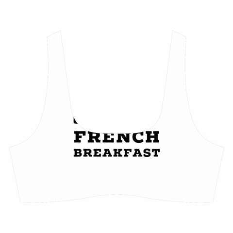 I love French breakfast  Cross Back Hipster Bikini Set from ArtsNow.com Front