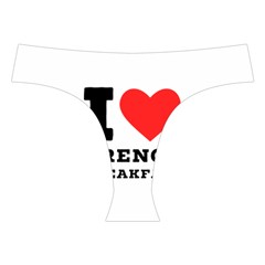 I love French breakfast  Cross Back Hipster Bikini Set from ArtsNow.com Front Under