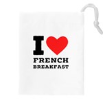 I love French breakfast  Drawstring Pouch (4XL)