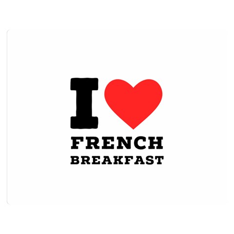 I love French breakfast  Premium Plush Fleece Blanket (Medium) from ArtsNow.com 60 x50  Blanket Front