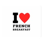 I love French breakfast  Premium Plush Fleece Blanket (Large)