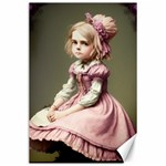 Cute Adorable Victorian Gothic Girl 14 Canvas 24  x 36 
