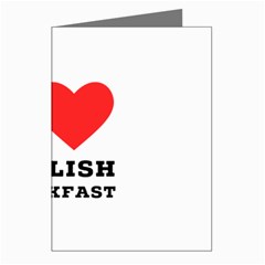 I love English breakfast  Greeting Cards (Pkg of 8) from ArtsNow.com Left