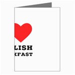 I love English breakfast  Greeting Cards (Pkg of 8)