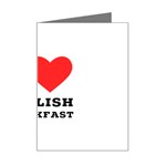 I love English breakfast  Mini Greeting Card