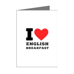 I love English breakfast  Mini Greeting Cards (Pkg of 8) from ArtsNow.com Right