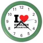 I love English breakfast  Color Wall Clock