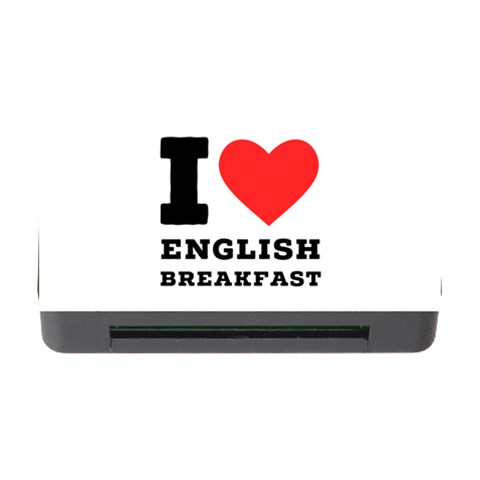 I love English breakfast  Memory Card Reader with CF from ArtsNow.com Front