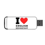 I love English breakfast  Portable USB Flash (One Side)